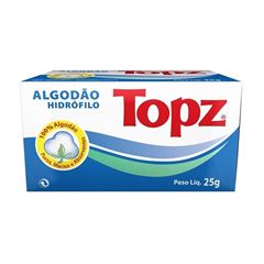 Algodão Topz Hidrofilo 25 gr