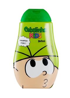 Shampoo Turma da Mônica Kids 260 ml Cebolinha 3 em 1 