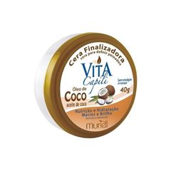Cera Finalizadora Muriel Vita Capili 40 gr Oleo de Coco 