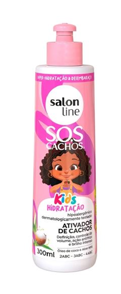 Ativador de Cachos  Salon Line S.O.S Cachos Kids 300 ml Hidratação