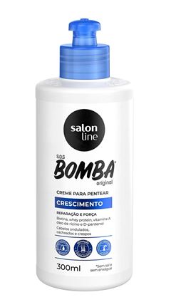 Creme para Pentear Salon Line S.O.S Bomba 300 ml Crescimento