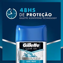 Desodorante em Gel Antitranspirante Gillete 82 gr Cool Wave 