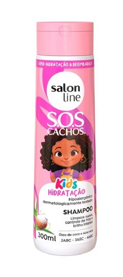 Shampoo Salon Line S.O.S Cachos Kids 300 ml Limpeza e Hidratacão