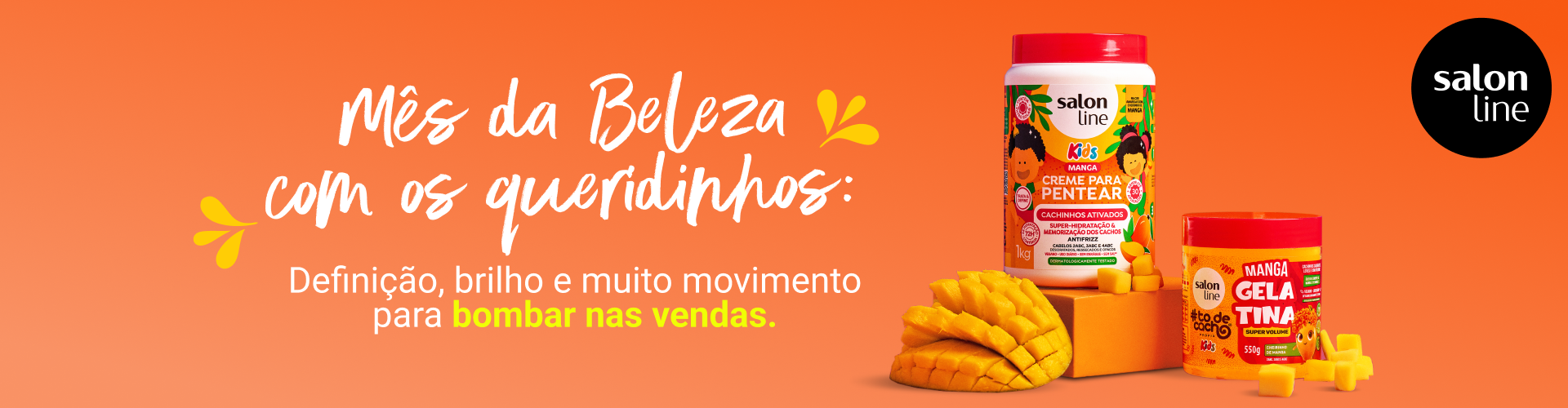 Mês da beleza manga Salon Line 
